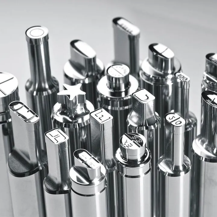 Punzones para comprimidoras industriales de alta presición